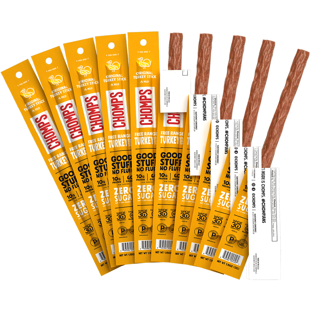 Chomps Original Turkey Jerky Sticks (10-Pack), $22.50